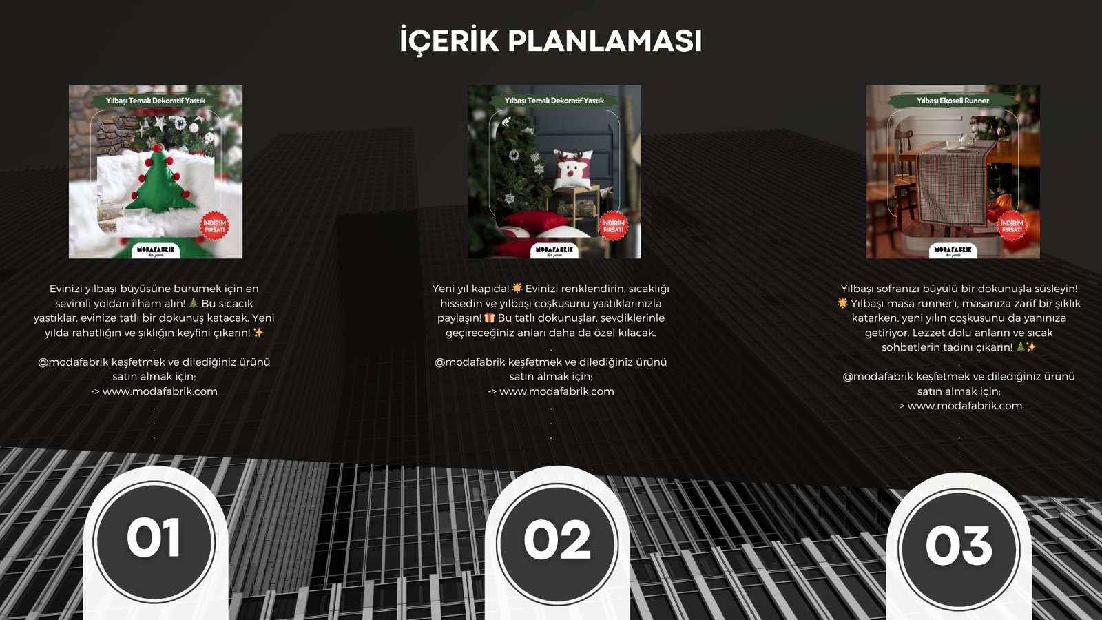 modafabrik yılbaşı içerik planlaması 2